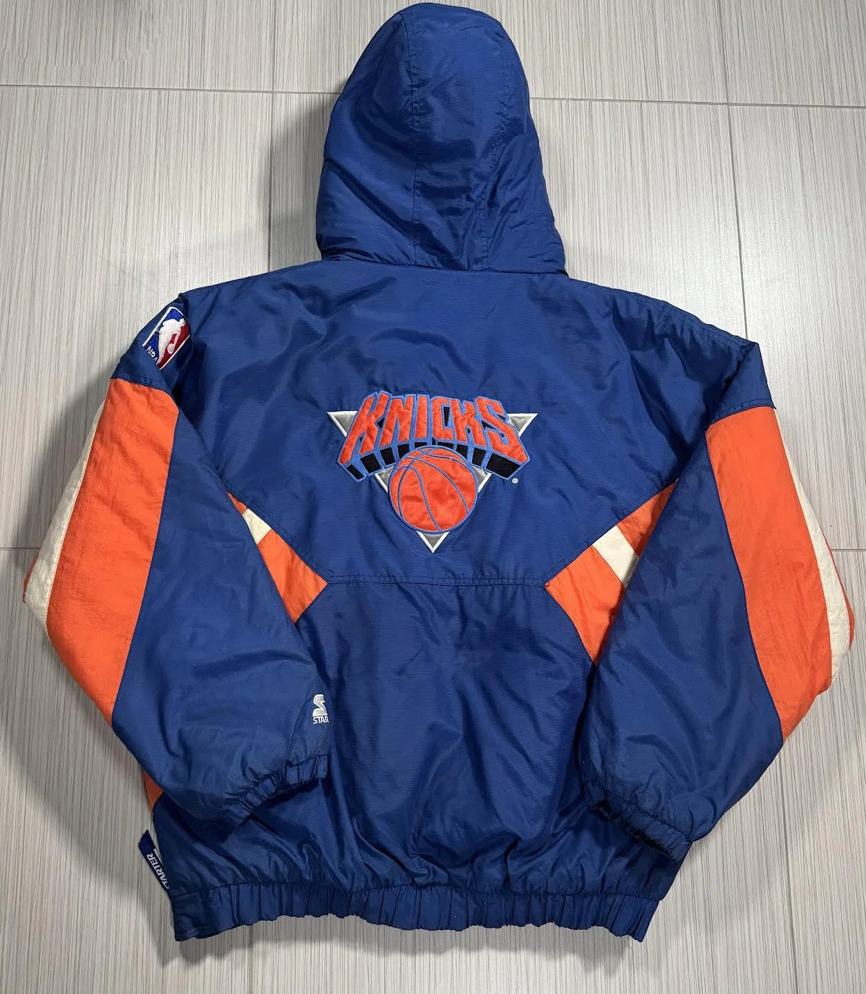 Vintage Starter New York Knicks Pullover Jacket (Size XXL) — RootsBK